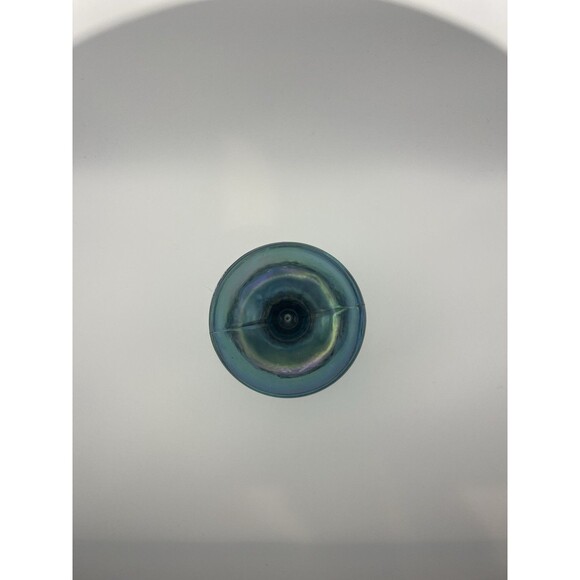 Vintage Indiana Blue Carnival Glass Footed Sugar Goblet Iridescent - Picture 2 of 5